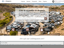 Tablet Screenshot of losdesguaces.com